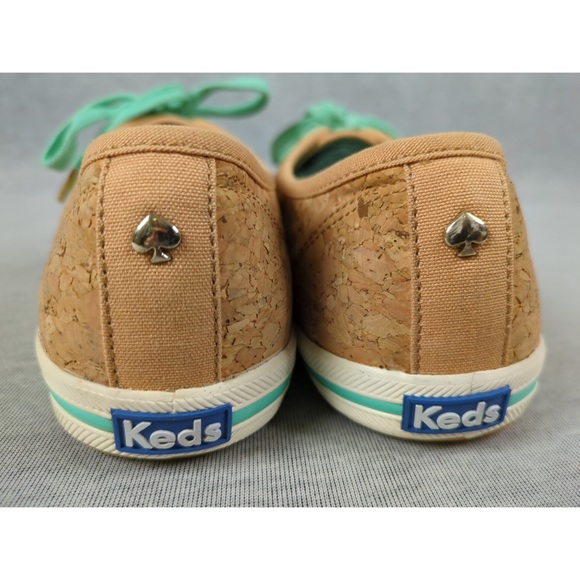 🐆 W/8 Keds x Kate Spade Cork Print Sneakers - Picture 6 of 16